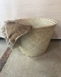 Handcrafted natural Plaited Basket -unique piece
