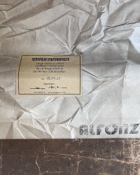 Creased paper Marcheur panel - Limited Edition