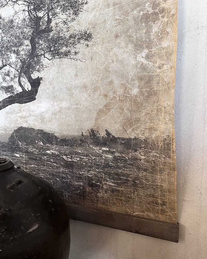 Creased paper Arbre Paros panel - Limited Edition
