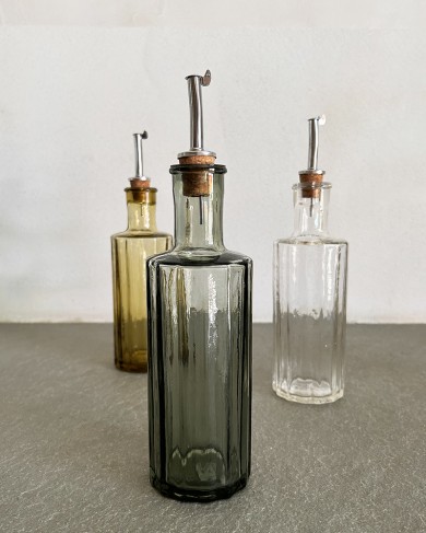 Recycled glass Brût Oil Bottle