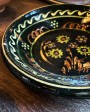 Re-used vintage earthenware plate - unique piece
