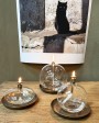 Round Glass Candle/Oil Lamp