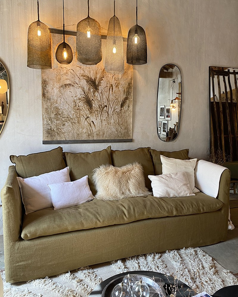 Linen Sofa Boho 240 4pl - Modular