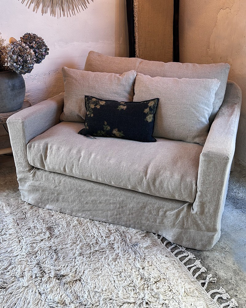 Fauteuil XL Biscarrosse en Lin - Composable