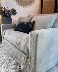 Fauteuil XL Biscarrosse en Lin - Composable