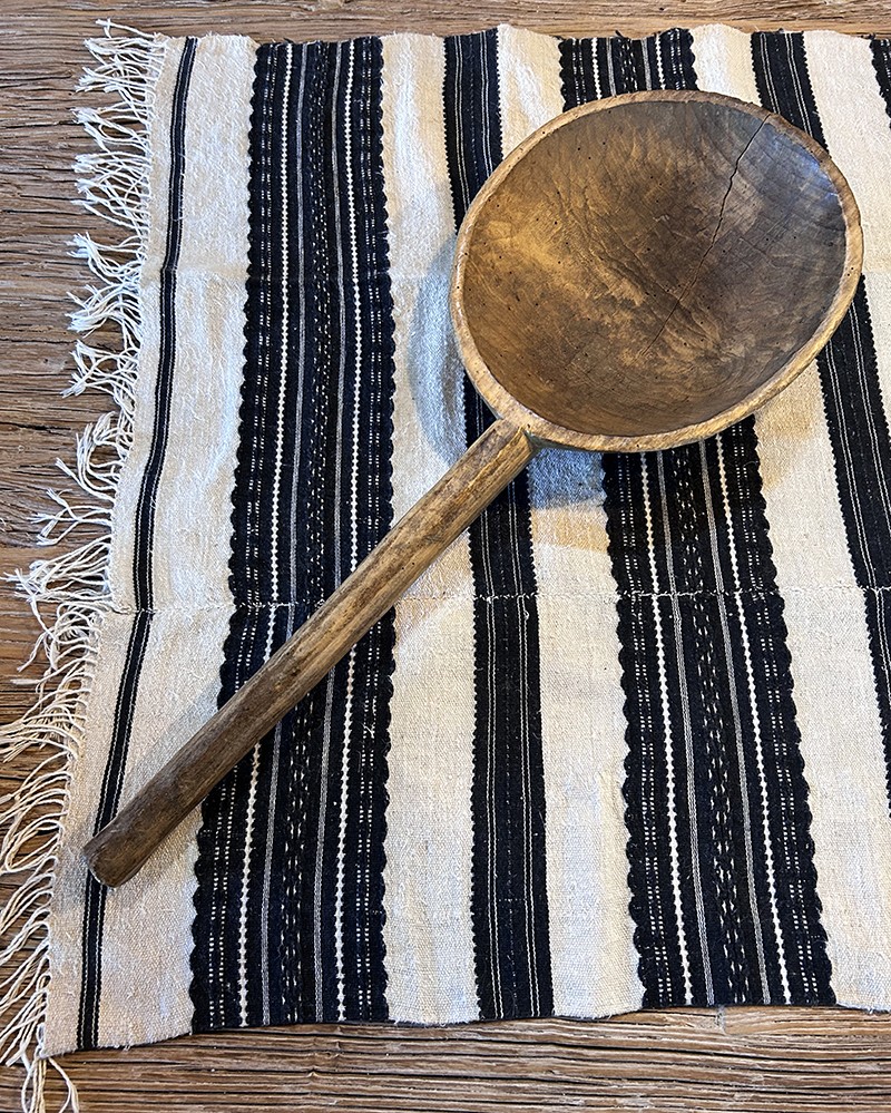 Wooden vintage XL Ladle - unique piece