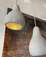 Suspension Gourd en papier-mâché recyclé - pièce unique