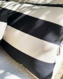 Biarritz striped outdoor cushion in polyester