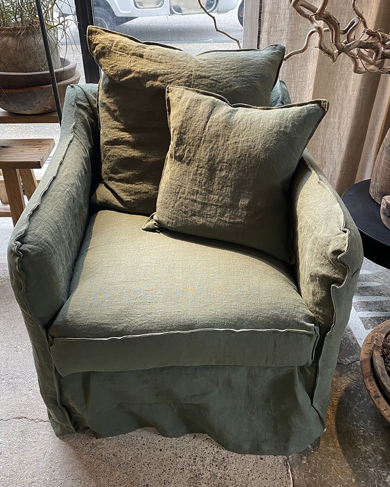 Fauteuil Cap-Ferret en Lin - Composable