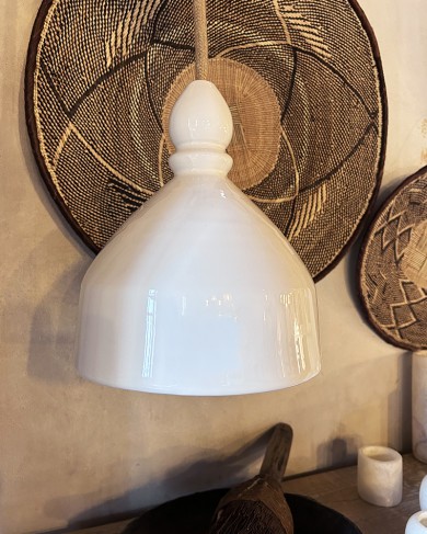Sigma Meli Melo varnished ceramic pendant lamp