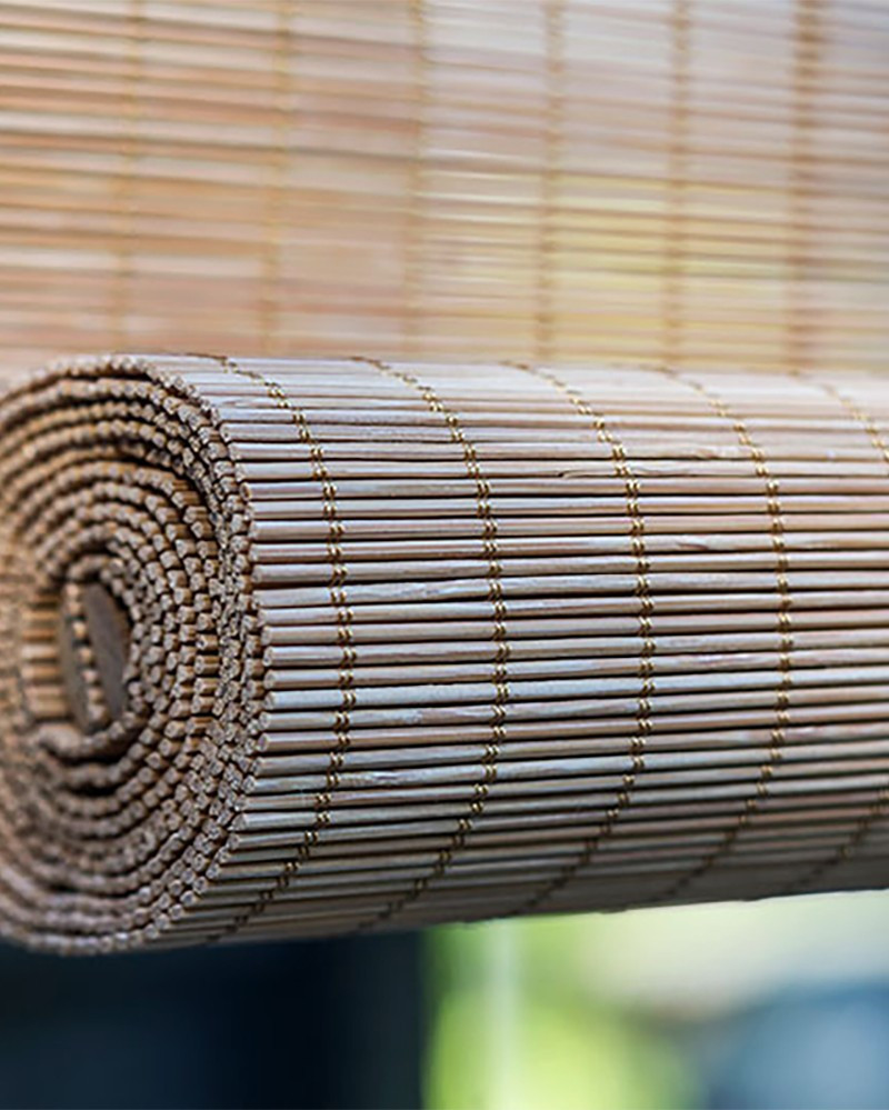 Bamboo Brown Fine blind roller curtain