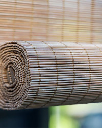 Bamboo Brown Fine blind roller curtain