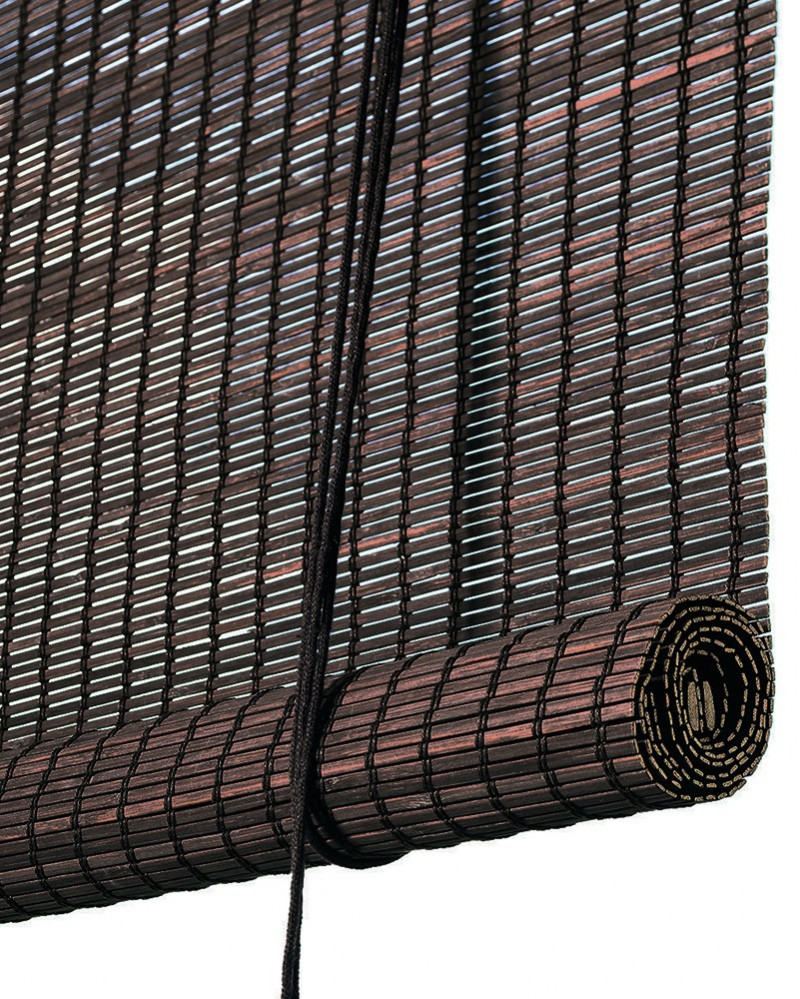 Bamboo Dark Brown blind roller curtain