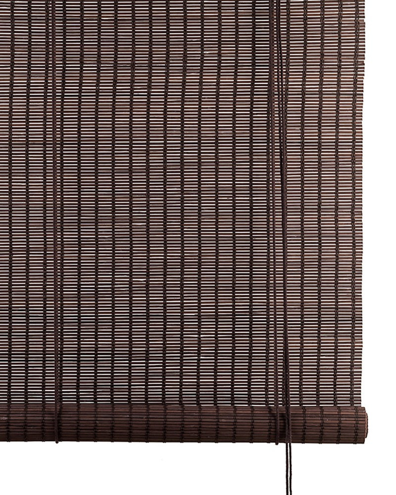 Bamboo Dark Brown blind roller curtain