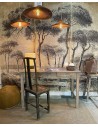Chaise vintage Chinoise en bois - pièce unique