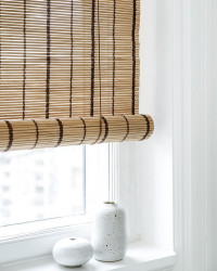 Store Brown Striped en bambou