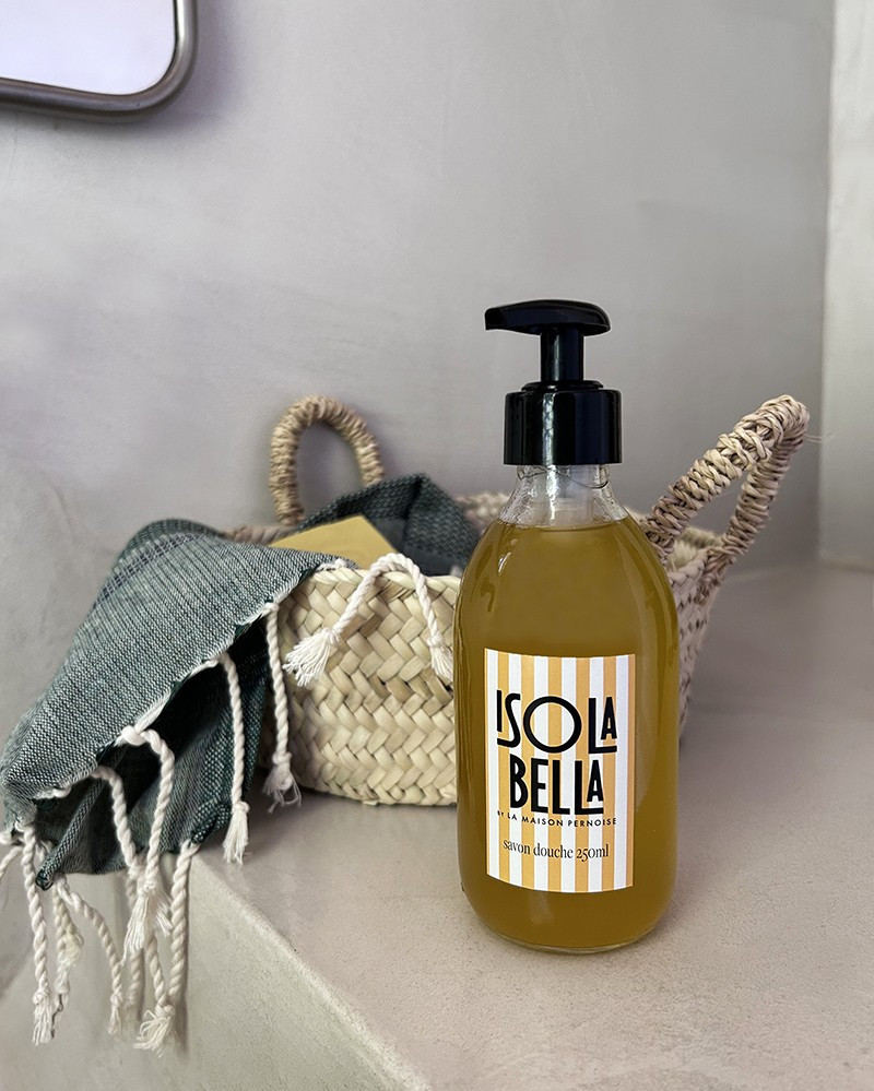 Savon liquide Isola Bella Agrumes par La Maison Pernoise x Sapernelle - fait main