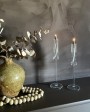 Glass Candle / Oil Lamp Candlestick