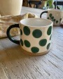 Tasse Linora en grès vert