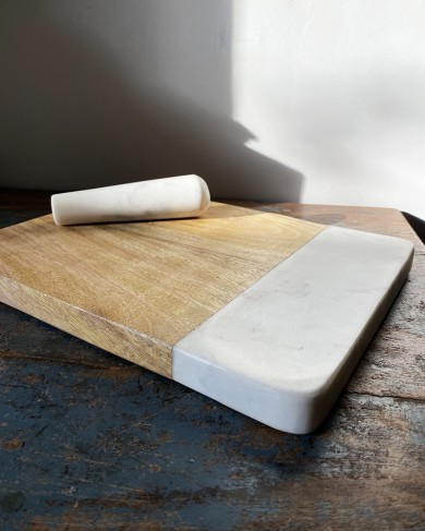 Cutting board and pestle Havannah