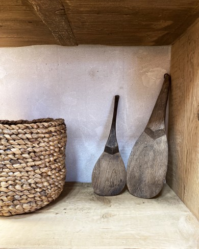 Spatule vintage en bois - pièce unique