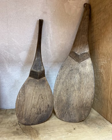 Spatule vintage en bois - pièce unique