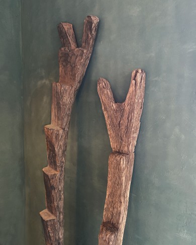 Dogon ladder in African wood