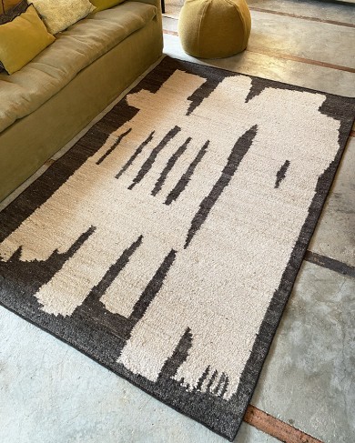 Tapis Macassar en laine