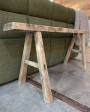 Banc fin ancien en orme - pièce unique