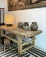 Table basse en orme ancien - Pièce unique
