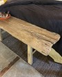 Banc en orme - pièce unique