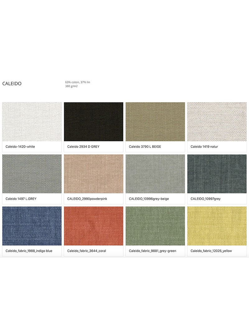 Canapé Divan Heaven 3pl en coton & lin - Composable