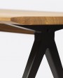 Table Liku en teck recyclé