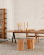 Table Liku en teck recyclé