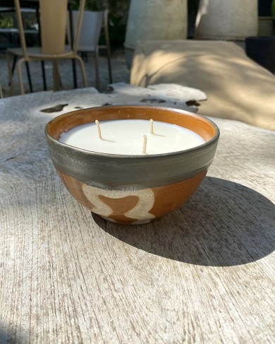 Lemongrass/Lavender mosquito repellent Candle made of vegetal wax