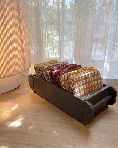 Boîte en bois recyclé