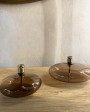 Pebble glass Candle/Oil Lamp