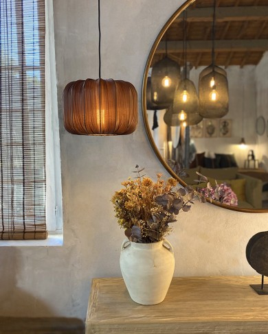 Suspension Farol en tissu satiné