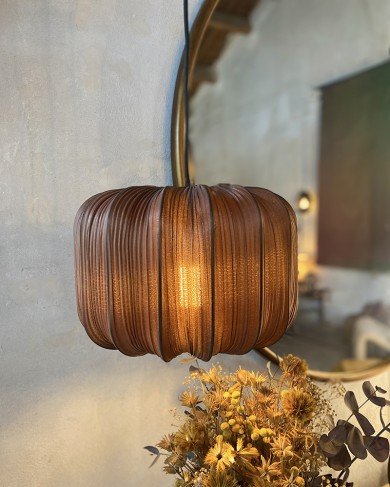 Suspension Farol en tissu satiné