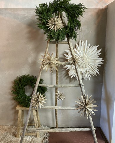 Lot de 6 étoiles en papier