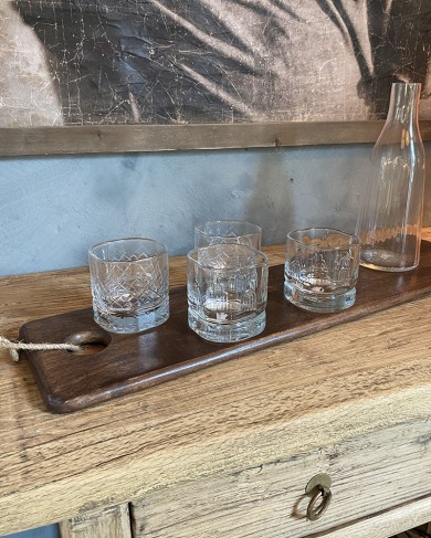 Blossom whiskey glass