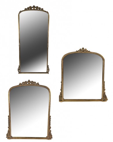 Gold Frame Mirror - Cécile Siméone x La Maison Pernoise