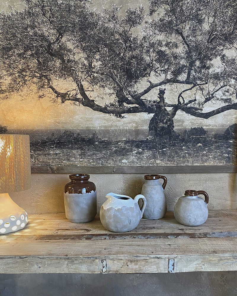 Earth terracotta vase