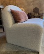Neel armchair in bouclé fabric