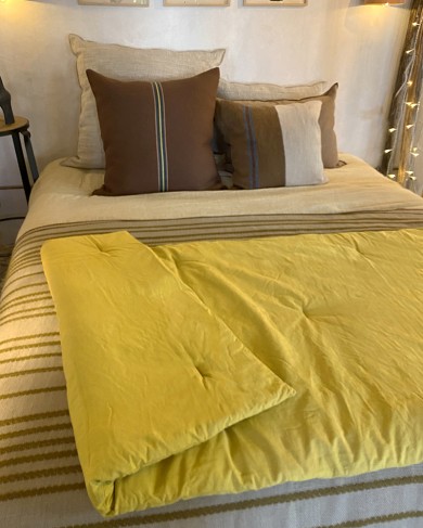 Linen & cotton sofa cover