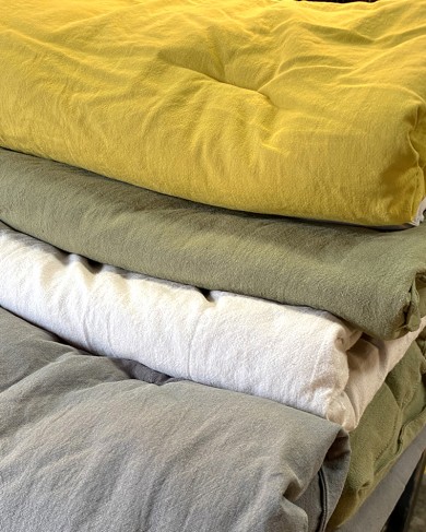 Linen & cotton sofa cover