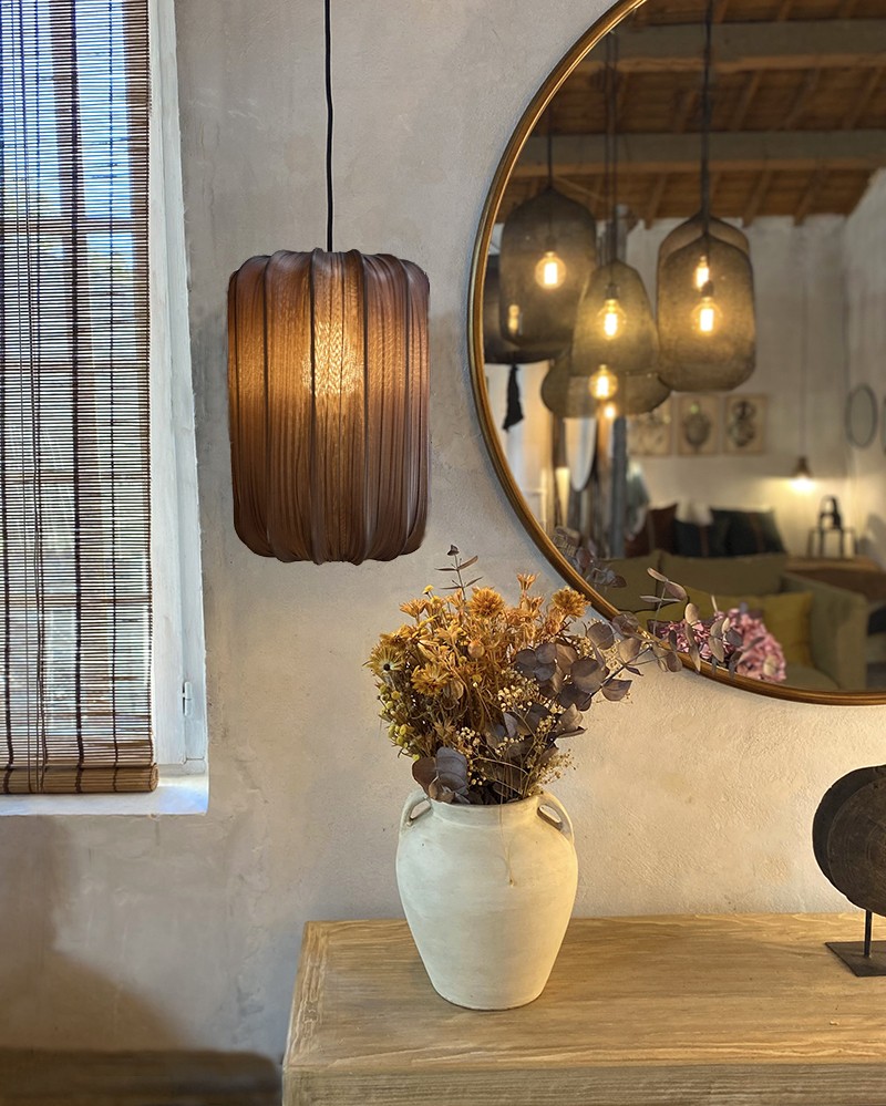 Farol suspension in satin fabric