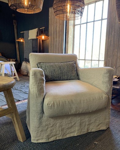 Linen Armchair BANDOL 