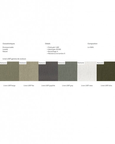 Linen Sofa HEAVEN 3PL - MODULAR