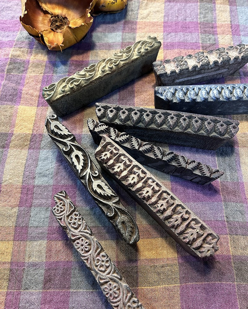 Wooden vintage Block Print - unique piece